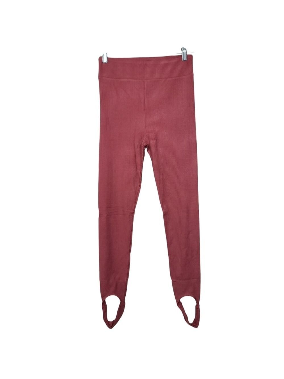 NWT Lett Terra Cotta Rio Stirrup Leggings M
